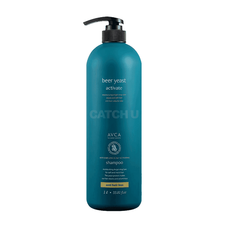 [캐치딜 전용] 아브카 맥주효모 두피케어 탈모증상 완화 기능성샴푸 티트리향, 1L, 1개