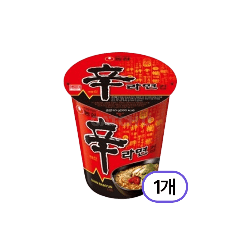 농심 [1개] [캐치유 이벤트] 신라면 컵 65g (소) 1개