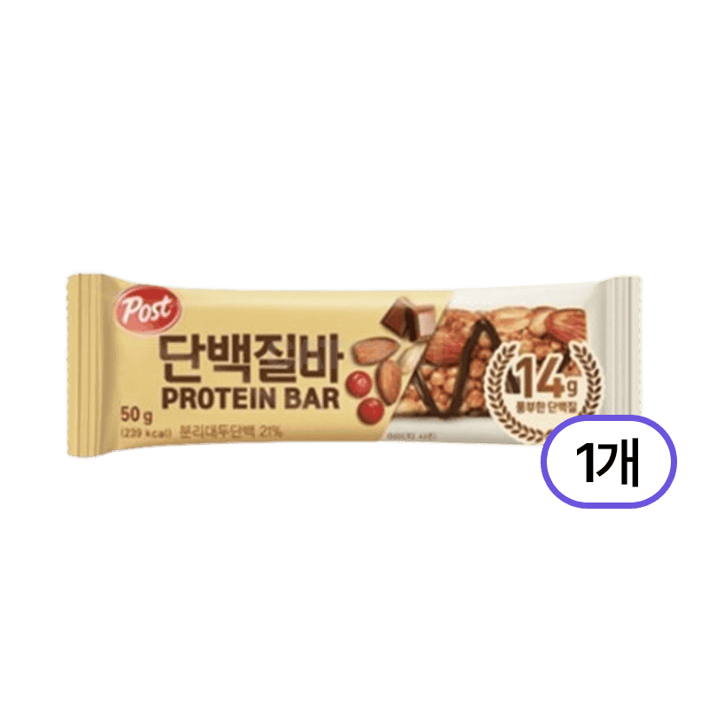 포스트 이벤트] [1개] 포스트 단백질바 50g