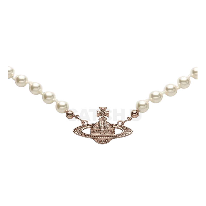 비비안웨스트우드 미니 바스 릴리프 초커 목걸이 [옵션 랜덤 발송]