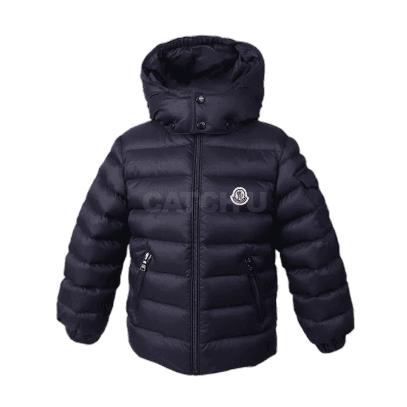 몽클레어 키즈 로고 다운 패딩 네이비 1A00035 53079 742 [옵션 랜덤 발송]