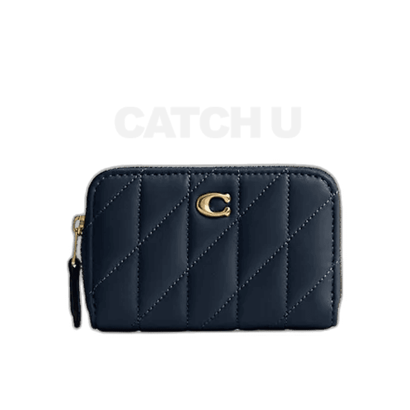 코치 스몰 집어라운드 카드케이스 필로우 CM505 B4LIE [옵션 랜덤 발송]