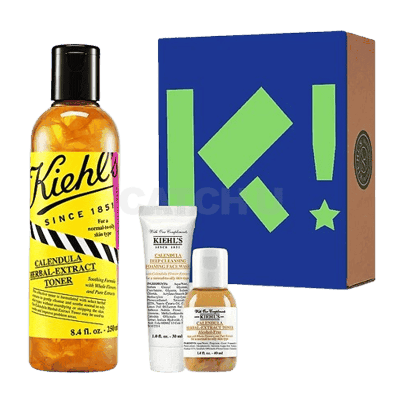 키엘 칼렌듈라 꽃잎 토너 250ml 홀리데이 에디션 세트 [옵션 랜덤 발송]