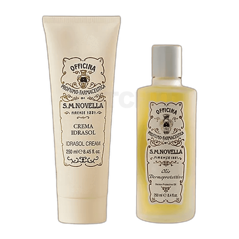 산타마리아노벨라 바디 보습 케어 세트 (산모 튼살 케어 세트, 바디오일 + 바디크림) [옵션 랜덤 발송]