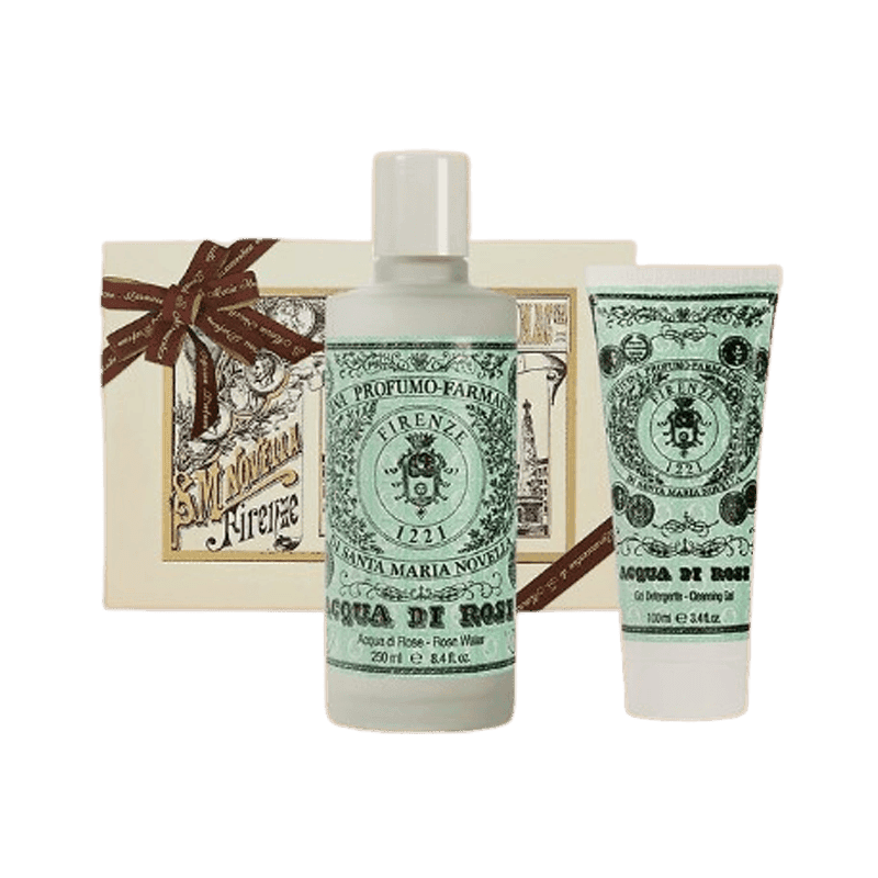 산타마리아노벨라 아쿠아 디 로즈 스타터 세트 (장미수 클렌징 젤+장미수) [옵션 랜덤 발송]