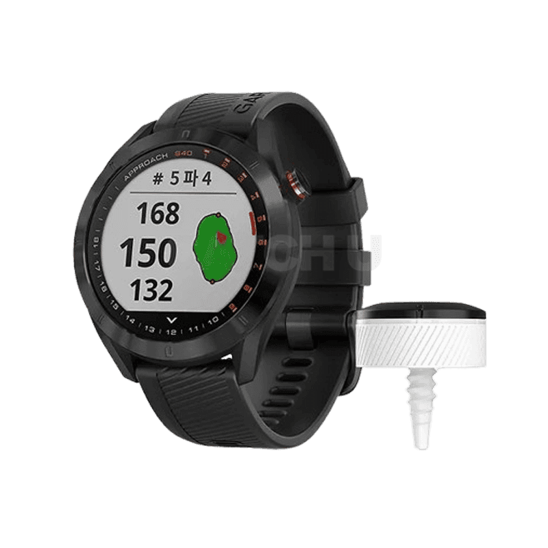 가민코리아 어프로치 S40 골프GPS 스마트워치/번들[CT10 3개 포함] [옵션 랜덤 발송]