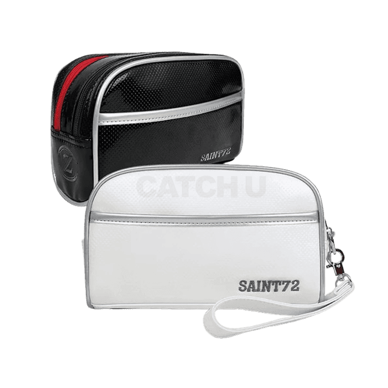 세인트72 X SAINT72 2단 에나멜 골프 파우치 [옵션 랜덤 발송]