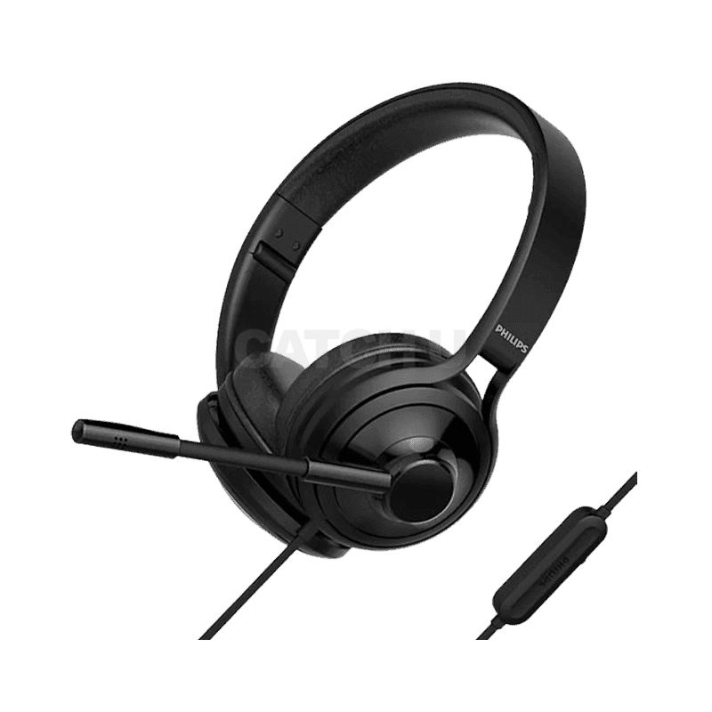 필립스 게이밍 헤드셋 TAH3155 (마이크탑재/40mm드라이버/폴더블/USB연결방식/리모트컨트롤) [옵션 랜덤 발송]