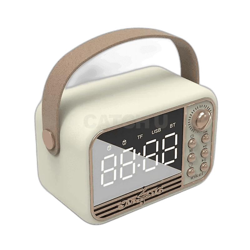 감성충만 휴대용 인테리어 무선 소형 거실 블루투스 스피커 미니 캠핑용 여행용 라디오 스피커 [옵션 랜덤 발송]