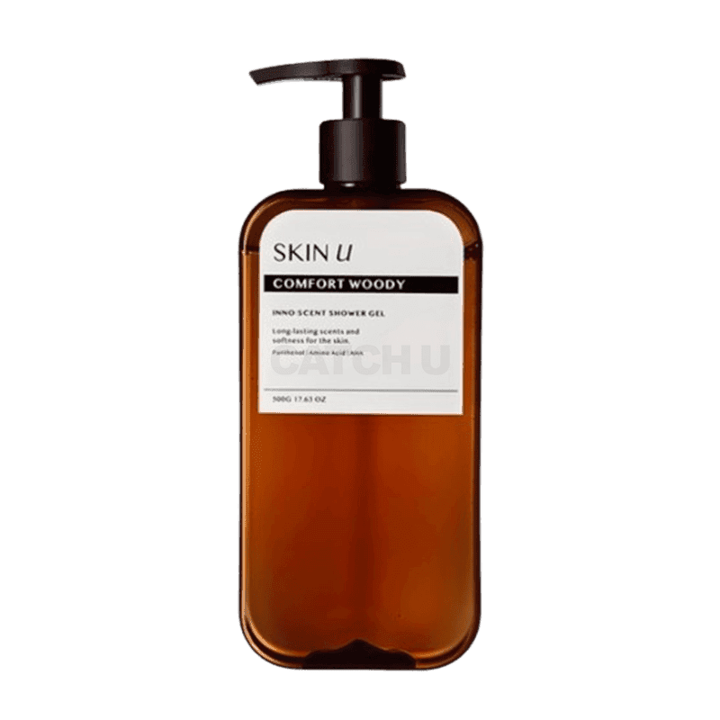 스킨유 컴포트 우디 샤워젤 500g