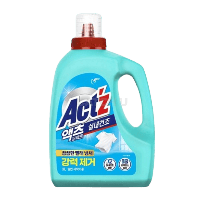 액체세제 액츠퍼펙트 실내건조 3.0L X 1개 (일반)