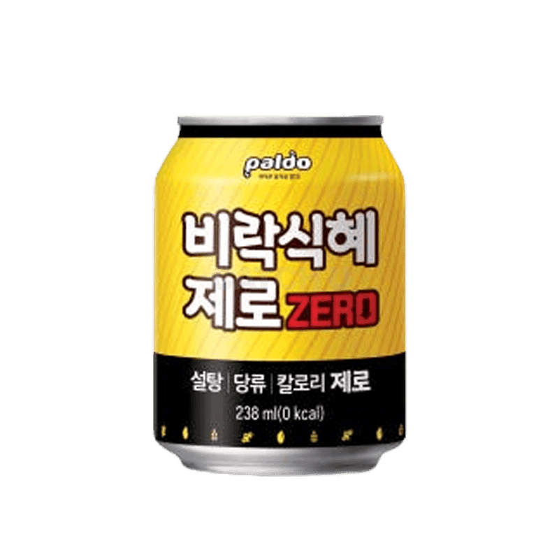 팔도 [12개] 비락 식혜 제로 캔 238ml