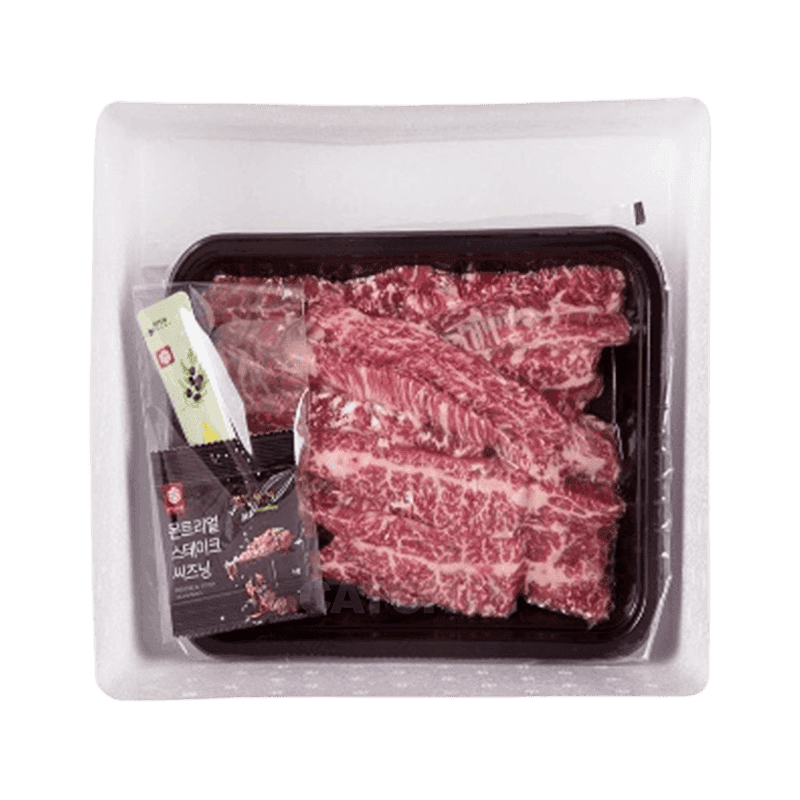 [하누리] 한우 1++ 갈비살 400g (갈비살+앞치마살+업진안살+삼각살)