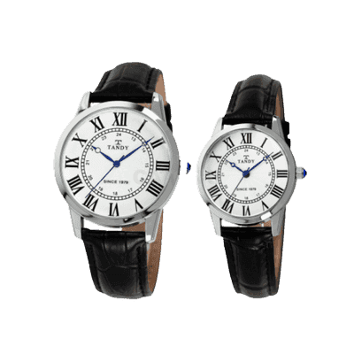 [캐치딜 전용] 탠디 클래식 커플 가죽 손목시계 1714 남녀 택1