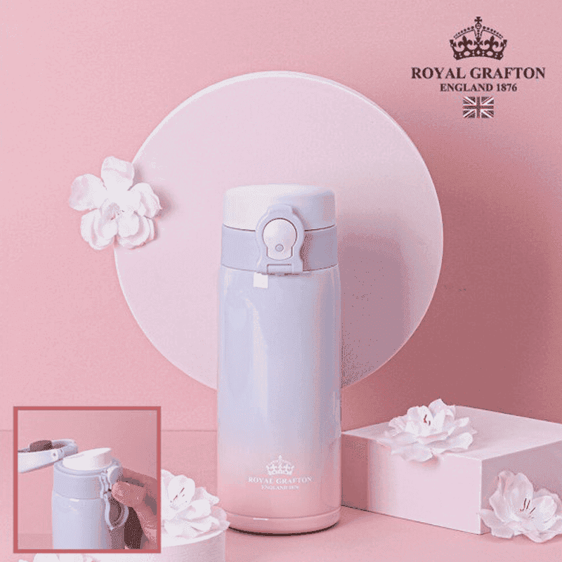 [캐치딜 전용] 로얄그래프톤 보온보냉 원터치텀블러 350ml -유니콘 (RG4049)