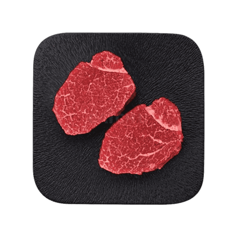 [캐치딜 전용] [하누리]  1++ 한우투뿔 1++ 구이용 안심+안심 500g