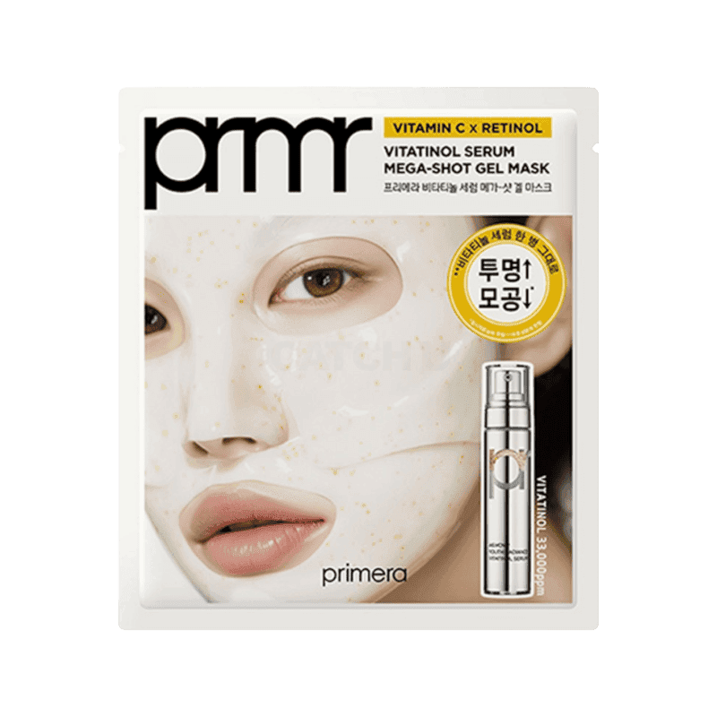 [캐치딜 전용] 프리메라 비타티놀 세럼 메가샷 겔 마스크, 1개, 1개입