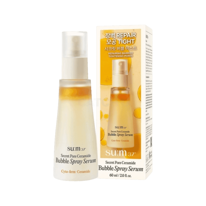 [캐치딜 전용] 숨37도 시크릿 모공 세라마이드 버블 오일 에센스 미스트, 1개, 60ml