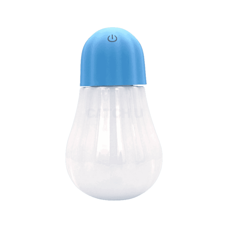 [캐치딜 전용] 더숨 전구 무드등 미니 가습기, 블루(SOOM-H03)