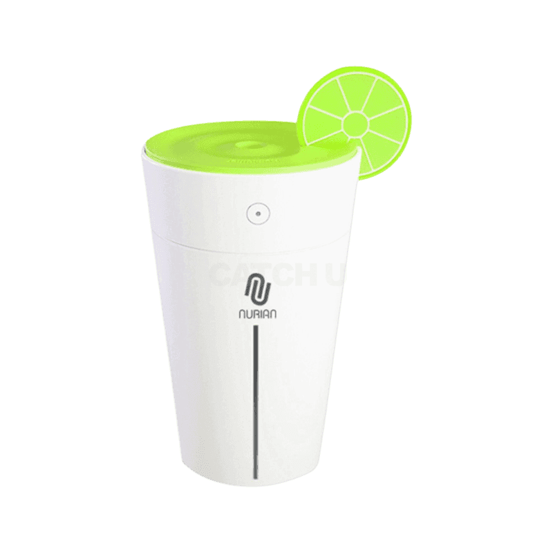 [캐치딜 전용] 누리안 LED램프 USB 미니가습기 ULH-001, ULH-001(그린)