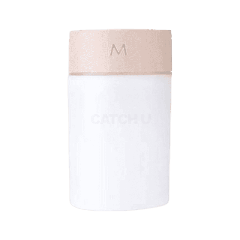 [캐치딜 전용] 쌍떼 저소음 교체형 수면 무드등 미니 가습기, W210(핑크), 핑크