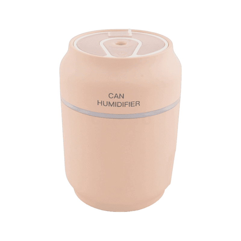 [캐치딜 전용] 케이스마니아 USB 초음파 캔 미니 가습기 무드등 CH-200, CH-200(라이트 핑크)