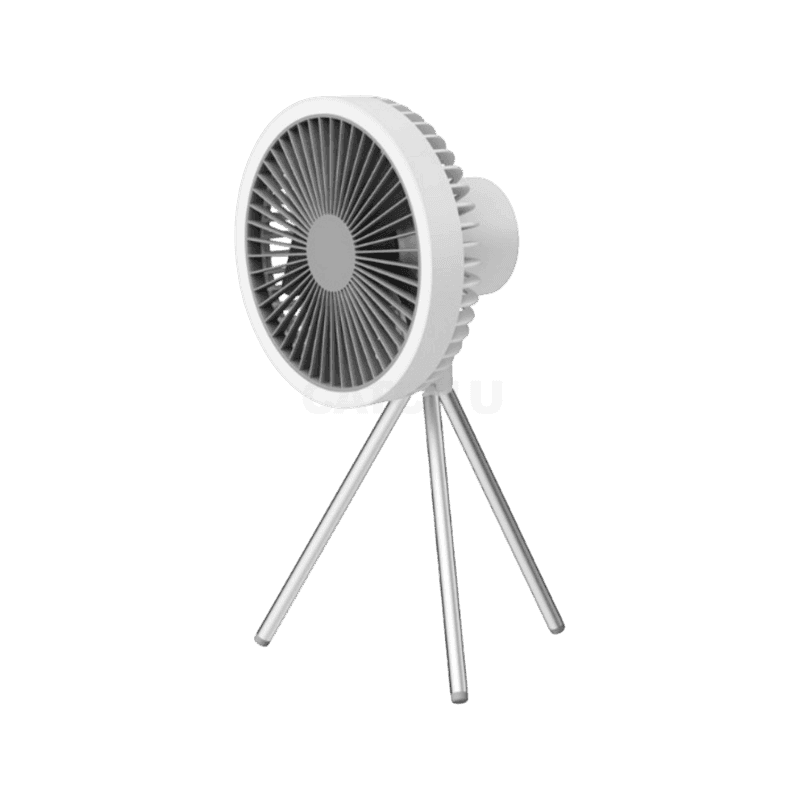 [캐치딜 전용] 아이스페이스 삼각대 휴대용 선풍기, SPACE-F4000, 화이트