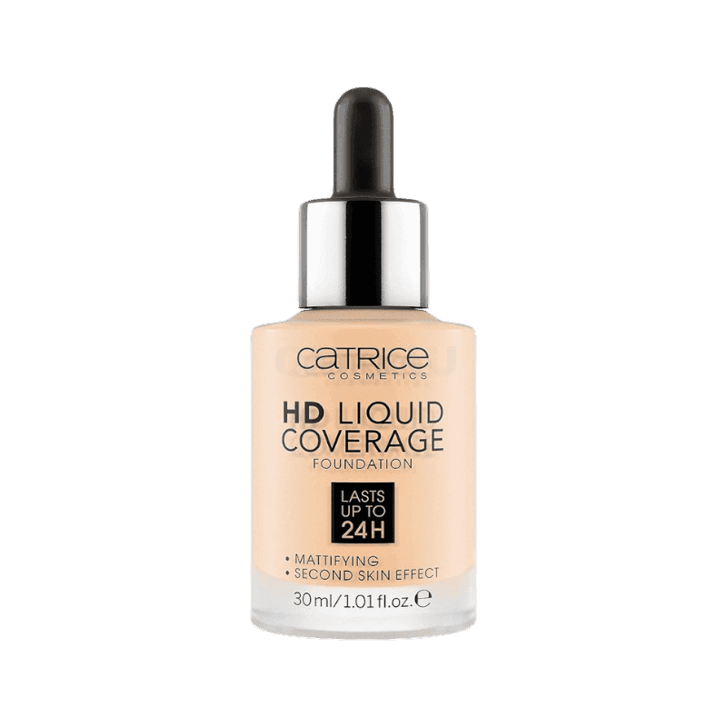 [캐치딜 전용] 캐트리스 HD 리퀴드 커버리지 파운데이션 30ml, 002호 포슬린베이지, 1개
