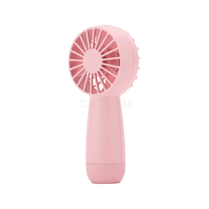[캐치딜 전용] 구스페리 저소음 경량 미니 핸디 무선 손선풍기, MCF-003, 핑크
