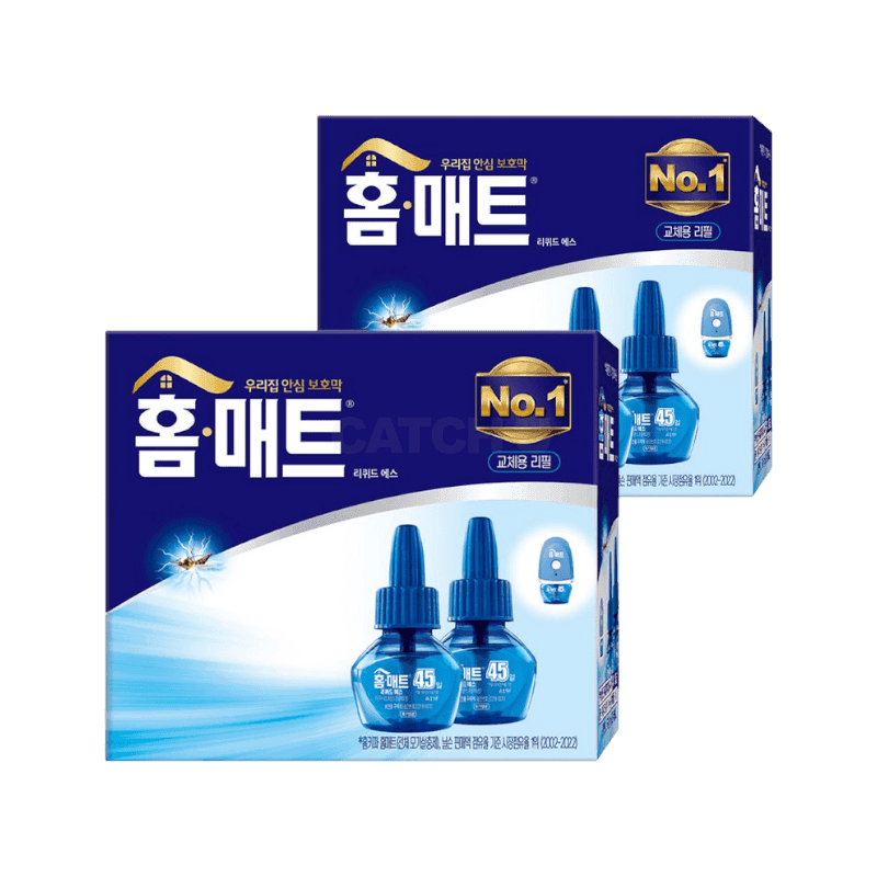 [캐치딜 전용] 홈매트 리퀴드 에스 교체용 리필 2개입, 58ml, 2개