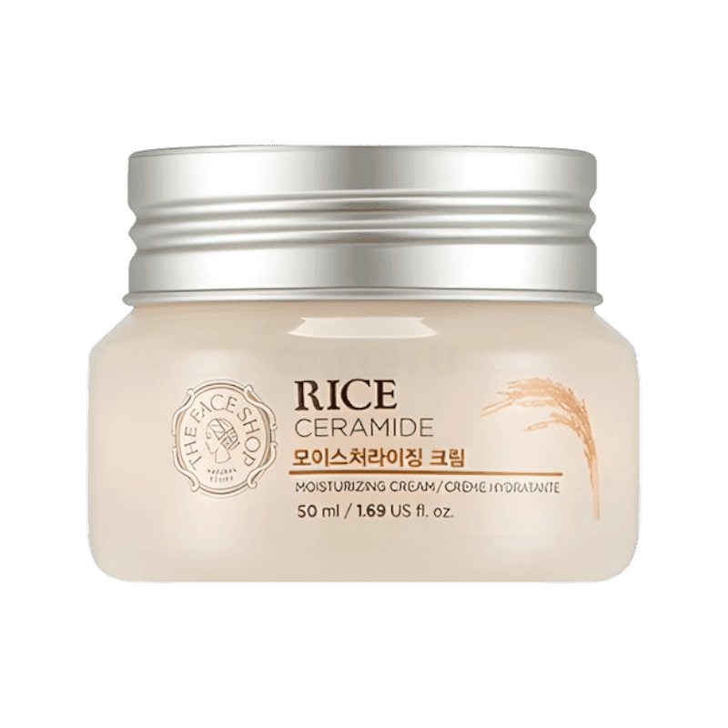 [캐치딜 전용] 더페이스샵 라이스 & 세라마이드 모이스처라이징 크림, 50ml, 1개