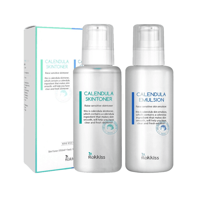 [캐치딜 전용] 록키스 카렌듈라 스킨 토너 150ml + 에멀전 150ml 세트, 1세트