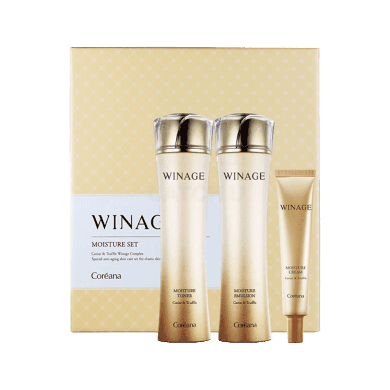 [캐치딜 전용] 위네이지 모이스처 기초화장품 2종 기획세트, 1세트