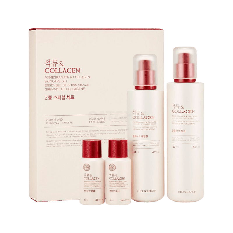 [캐치딜 전용] 더페이스샵 석류엔 콜라겐 2종 스페셜세트, 1개