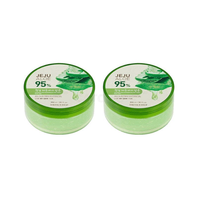 [캐치딜 전용] 더페이스샵 신선한 제주 알로에 수딩젤, 300ml, 2개