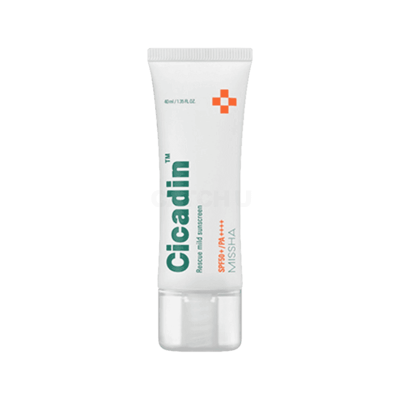 [캐치딜 전용] 미샤 시카딘 레스큐 마일드 선크림 SPF50+ PA++++, 40ml, 1개