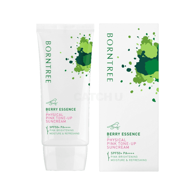 [캐치딜 전용] 본트리 베리 에센스 무기자차 핑크 톤업 선크림 SPF50+ PA++++, 50ml, 1개