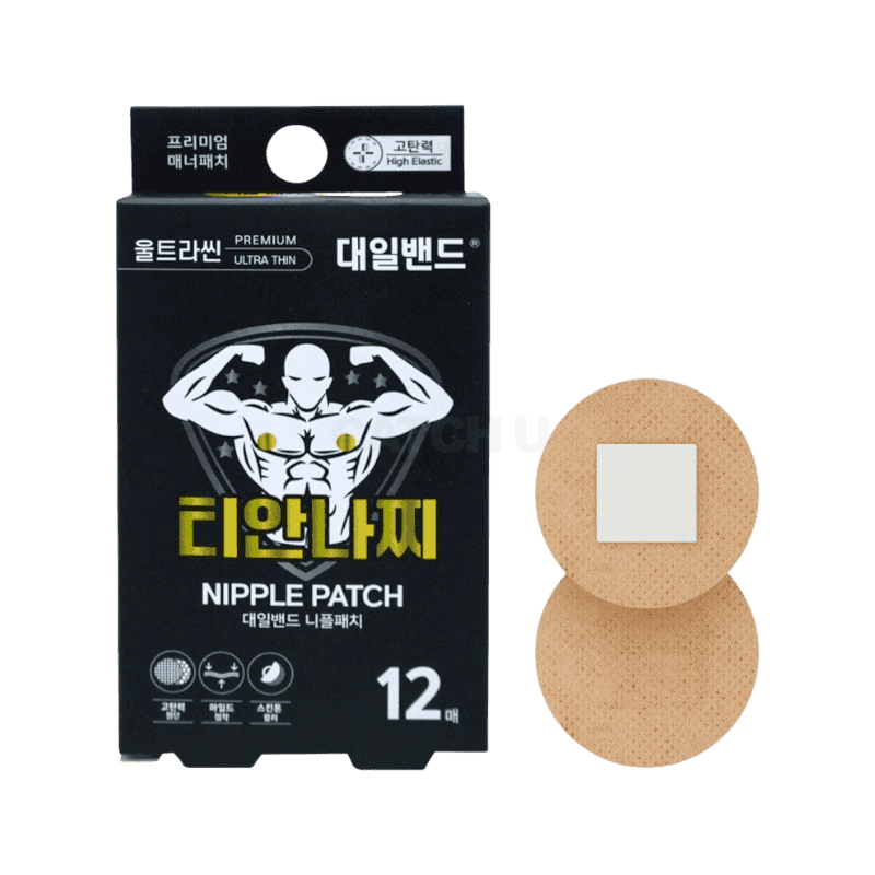 [캐치딜 전용] 대일밴드 티안나찌 울트라씬 니플패치 12p, 1개