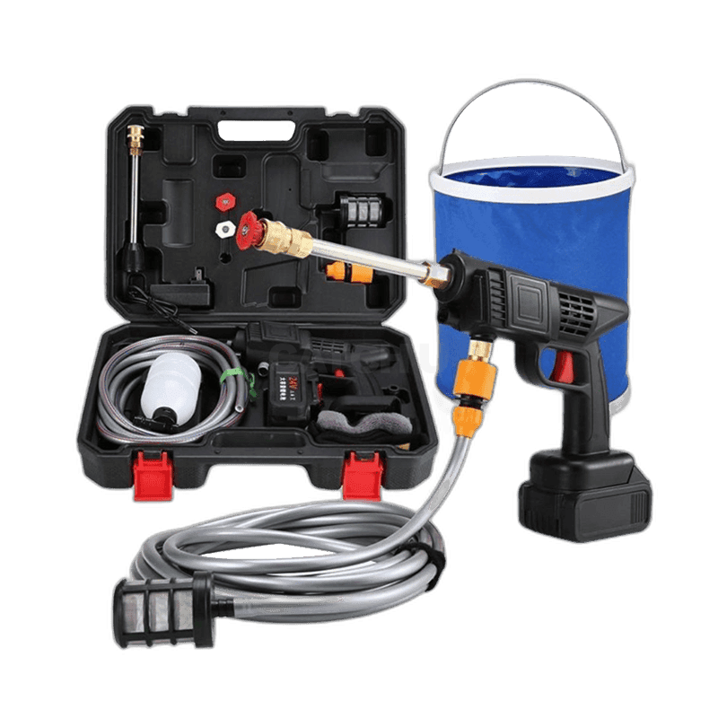 고압 무선 강력 세척건 분사기 세차기 휴대용 충전식 리튬배터리