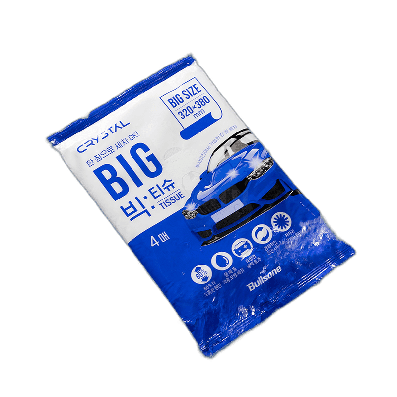 불스원 크리스탈 세차 빅티슈 4매