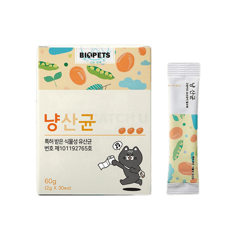 바이오펫츠 고양이 유산균 냥산균 2g x 30포 1개