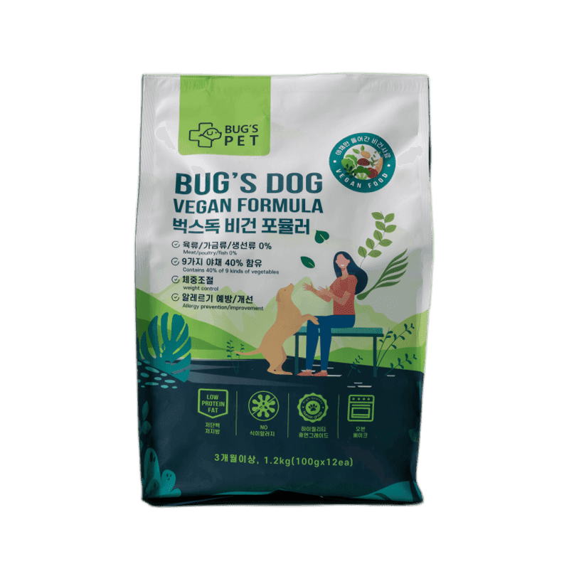 벅스펫 벅스독 비건 포뮬러 야채 1.2kg, 1개