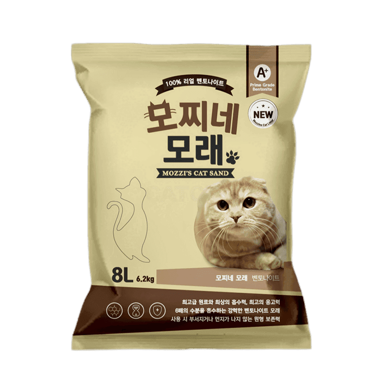모찌네 고양이 모래 무향 8L 3개