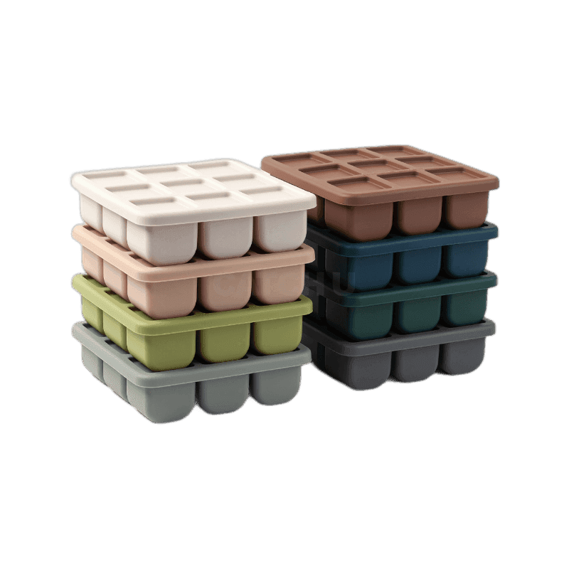 디아르 플래티넘 실리콘  얼음 트레이 얼음 틀 밀페 냉동트레이 9구 1개