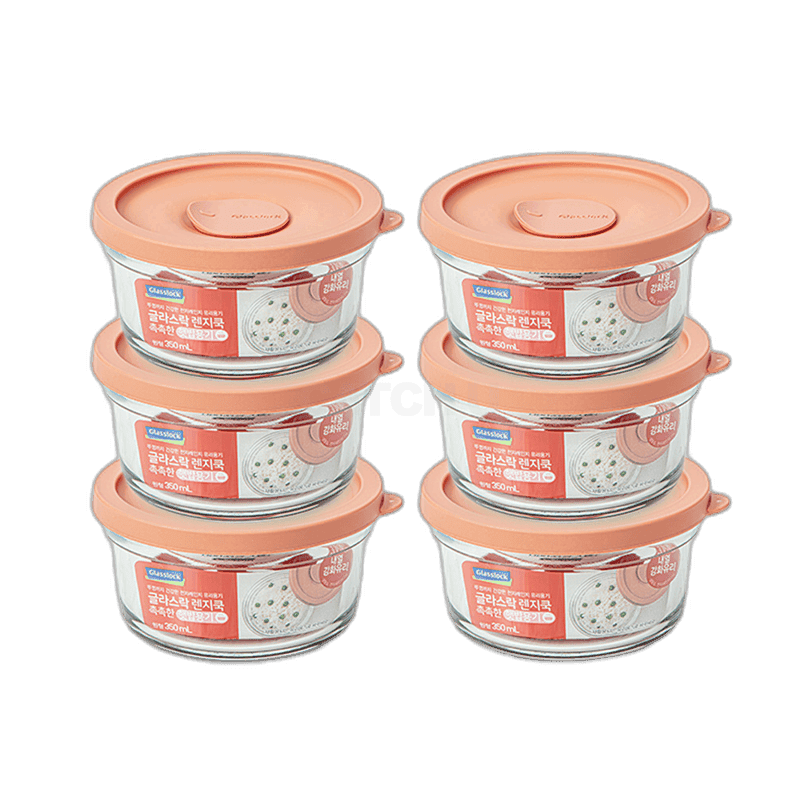 글라스락 렌지쿡 촉촉한 햇밥용기 원형
