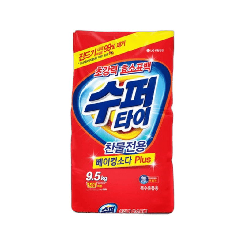 엘지생활건강 수퍼타이 분말형 가루세제 9.5kg 2개