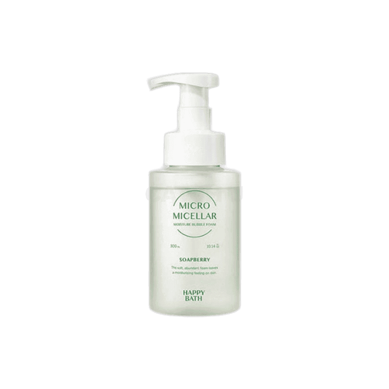해피바스 마이크로미셀라 모이스처 솝베리 버블폼 300ml 1개