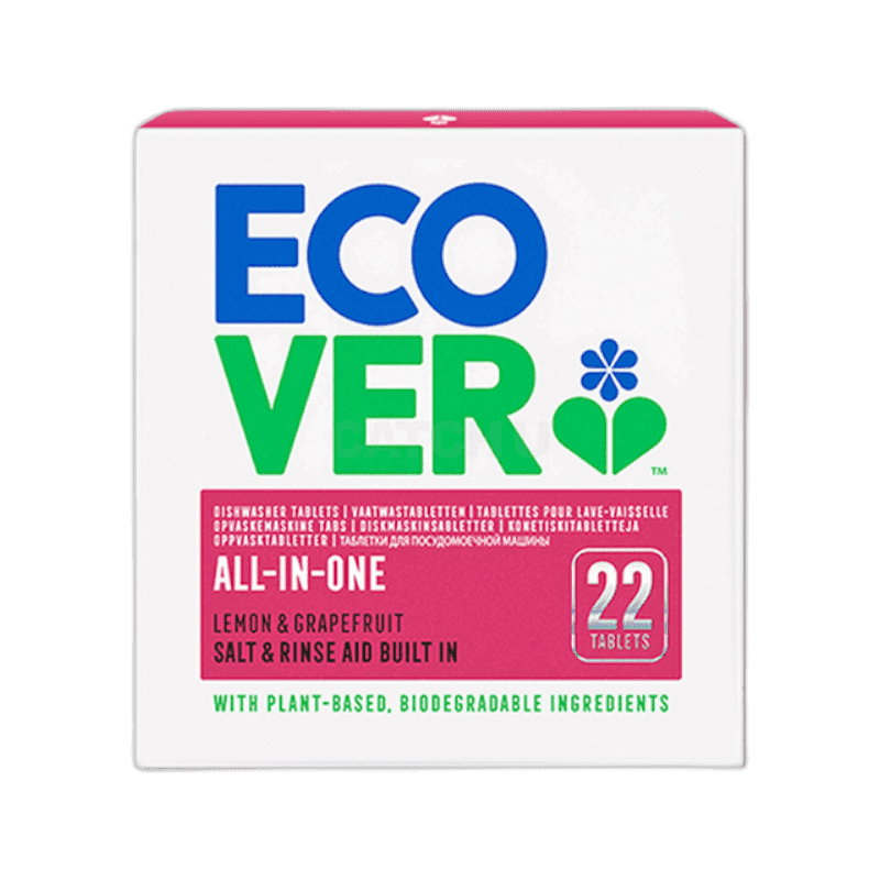 에코버 식기세척기세제 뉴올인원 20g x 22개입 2개