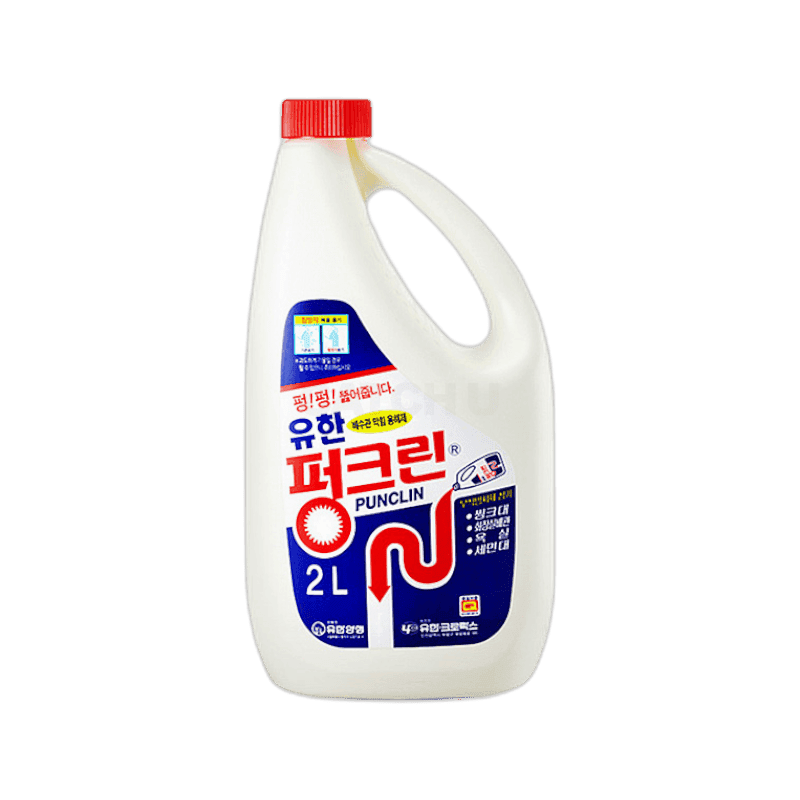 유한양행 유한락스 펑크린 배수관 막힘 용해제 2L 2개