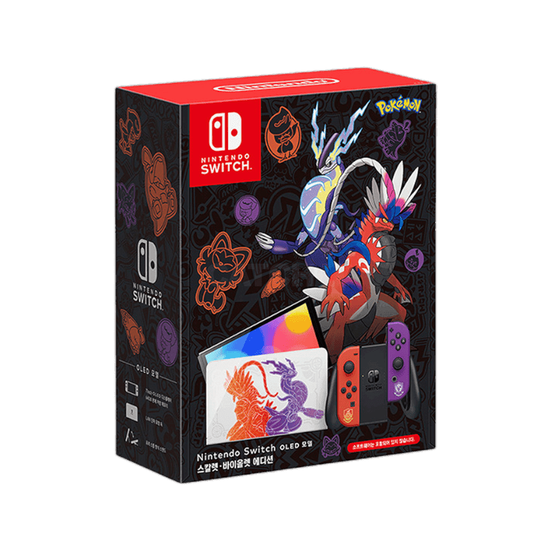닌텐도 스위치 OLED 스칼렛 바이올렛 에디션